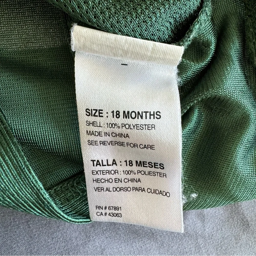 Green Bay Packers Clay Matthews Jersey Size 18 Months Baby Football Green Gold - Picture 8 of 8